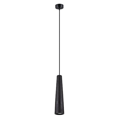 Lampa wisząca betonowa Electra 1xGU10 czarna