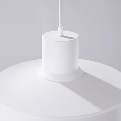 Lampa wisząca klasyczna Bilo 1xE27 biała