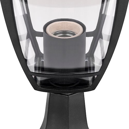 Lampa ogrodowa stojąca NIKO 1xE27 30cm czarny