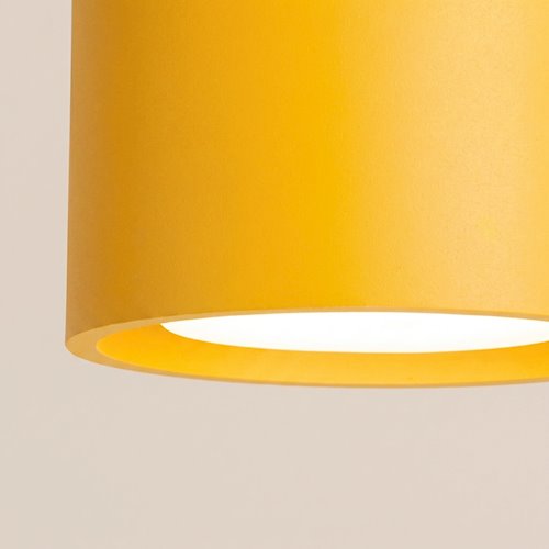Lampa sufitowa podwójna tuba Modo 2xGx53 żółta