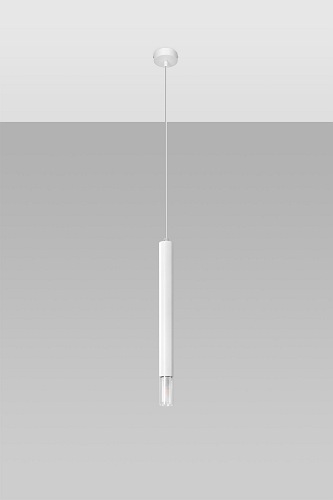 Lampa wisząca punktowa WEZYR 1 biała 1xG9
