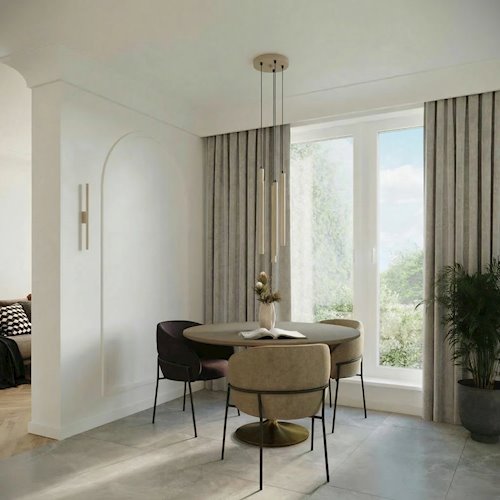 Lampa wisząca podwójna tuba Pastelo 2xG9 okrągła taupe