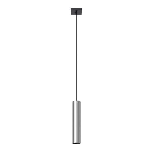 Lampa wisząca pojedyncza tuba LAGOS 1xGU10 chrom