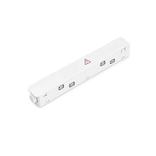 Złącze proste do szyn magnetycznych F-LINE białe