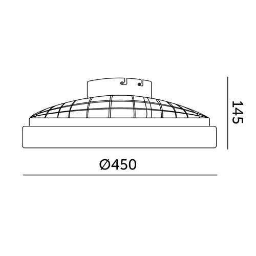 Plafon LED CCT z wentylatorem Ventelux 24W+15W biały