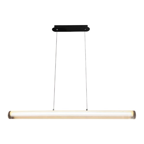 Lampa wisząca liniowa LED akrylowa 16W 3CCT 120cm czarna
