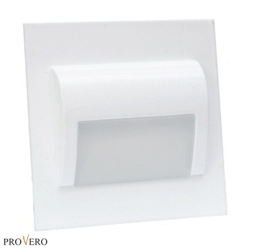 Oprawa schodowa LED 1,2W Pro Vero Decorous 12V biała - b. ciepła