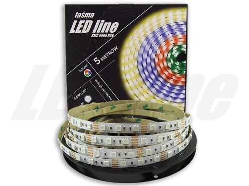 Taśma RGB LED line® 300xSMD5050 12V 72W 5 metrów
