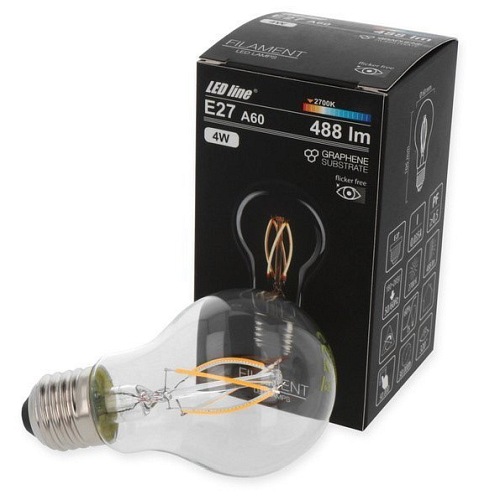 Żarówka LED E27 filament 