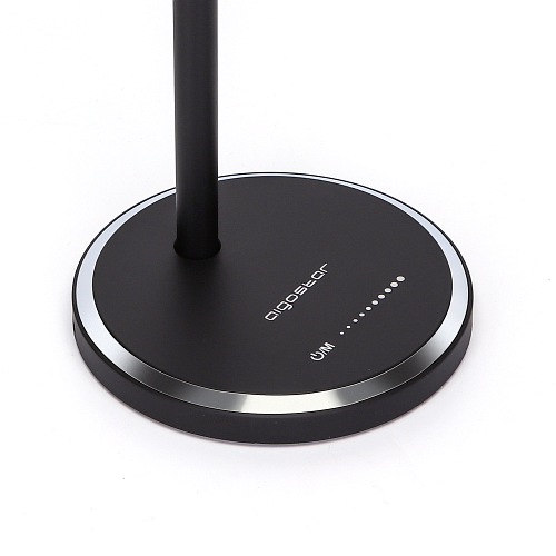 Lampka na biurko LED 8W składana z USB Czarna DIM/CCT