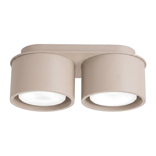 Lampa sufitowa podwójna tuba Modo 2xGx53 taupe