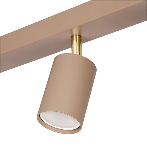Listwa sufitowa 120cm z reflektorami Bueno 6xGU10 beżowa