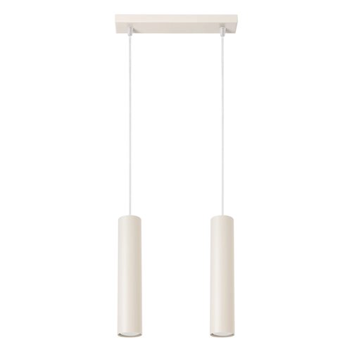 Lampa wisząca podwójna Lagos 2xGU10 listwa beżowa