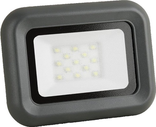 Halogen / naświetlacz LED 10W 850lm SMD IP65 szary - biała dzienna