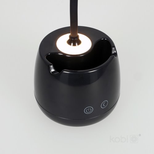 Lampka biurkowa LED 5W z koszykiem 1200mAh czarna