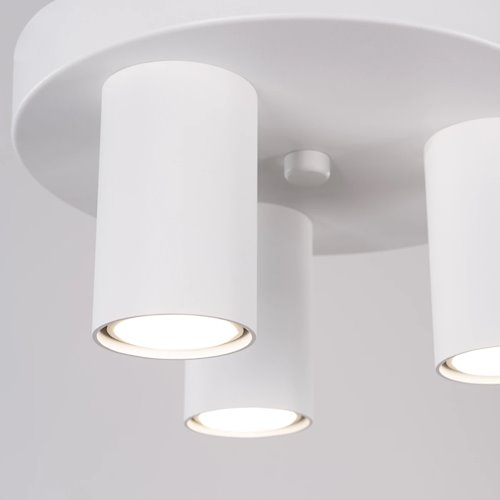 Lampa sufitowa tuby Lagos 3xGU10 okrągła biała