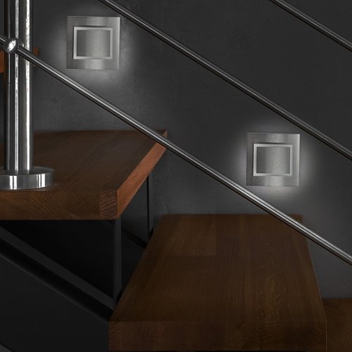 Oprawa schodowa DECO 230V srebrna Neutralna 4000K