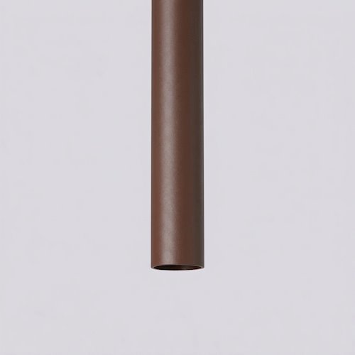 Lampa wisząca potrójna tuba Pastelo 3P 3xG9 brązowa