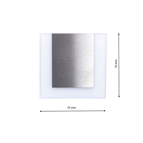 Oprawa schodowa 230V CAPRI srebrna Neutralna 4000K