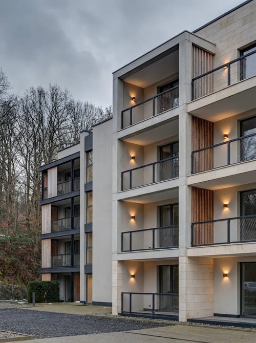 Kinkiet elewacyjny G9 Cube Lite 10x10 cm IP65 czarny