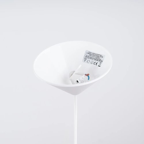 Lampa wisząca minimalistyczna Nova 30cm 1xE27 biała