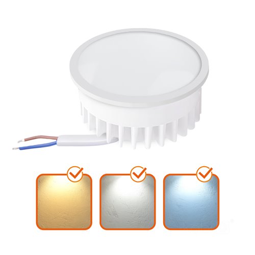 Wkład żarówka LED fi 50mm 230V 5W 400lm 3CCT