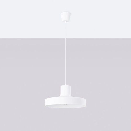 Lampa wisząca klasyczna Bilo 1xE27 biała