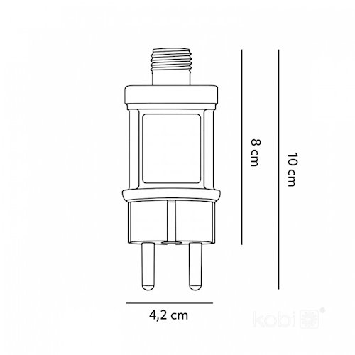 Zasilacz wtyczkowy do girland LED 9W 24V