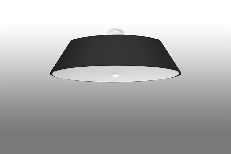 Lampa sufitowa okrągła VEGA 70 cm 5xE27 czarna