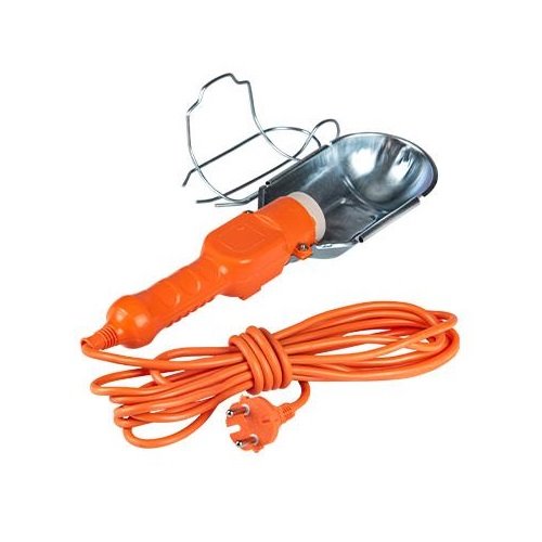 Lampa warsztatowa 1xE27 230V z przewodem 5m