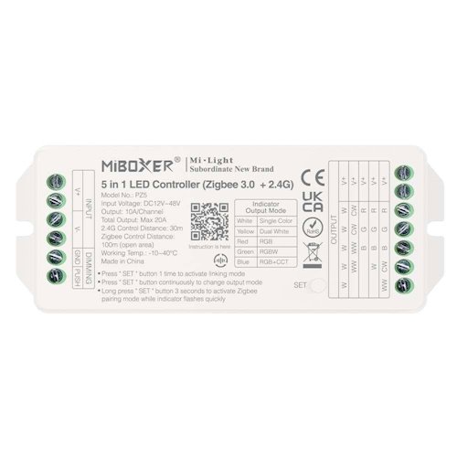 Mi-Light PZ5 sterownik LED Zigbee 5w1 12V-48V 20A