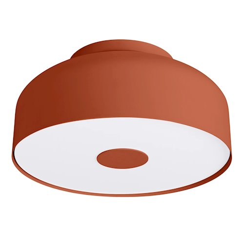 Lampa sufitowa okrągła Omiq 4xE27 ochra czerwona