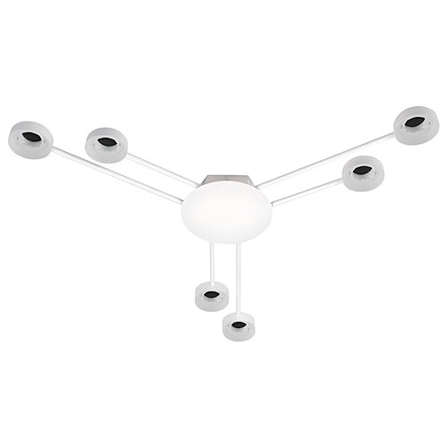 Żyrandol sufitowy Vecto 6xGX53 geometryczny biały