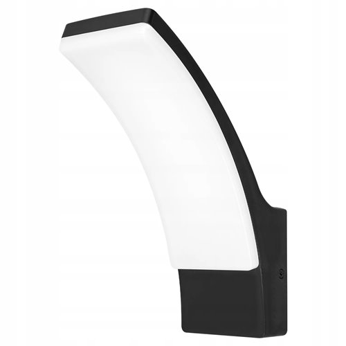 Kinkiet elewacyjny LED Gertha 12W 4000K IP54 czarny