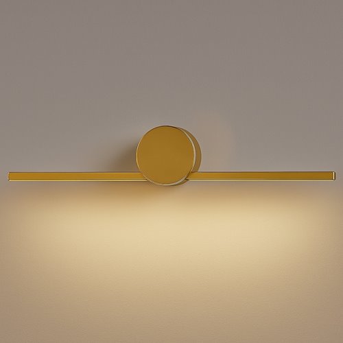 Lampa LED nad lustro Artist 6W 40cm złota 4000K
