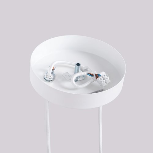 Lampa wisząca podwójna Arche 2xG9 okrągła biała