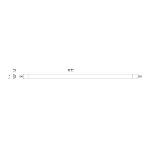 Lampa hermetyczna LED 120cm LINIX 36W 4320lm 4000K