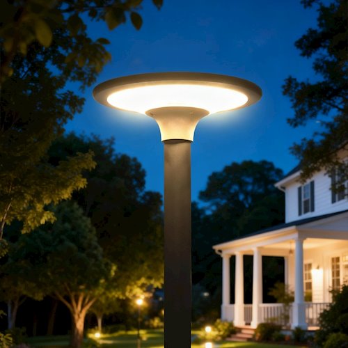 Lampa parkowa LED solarna Patio 20W 2100lm 3000-4000K