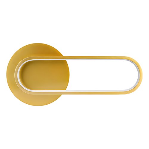 Kinkiet ścienny nowoczesny Goldi 13W 43cm złoty