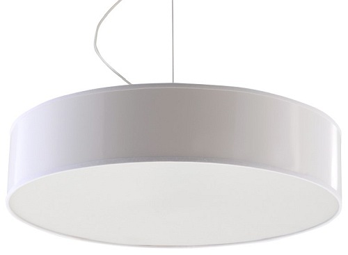 Lampa wisząca plafon ARENA 45 cm 3xE27 biały