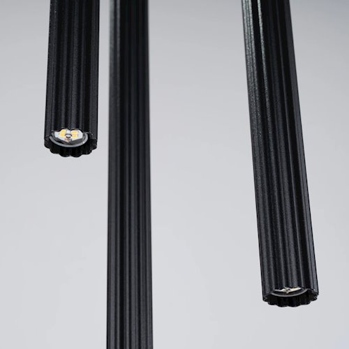 Lampa wisząca potrójna Arche okrągła 3xG9 czarna