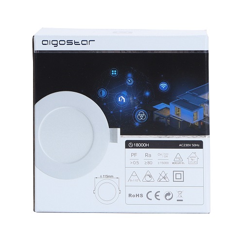 Panel LED SMART Wi-Fi 6W okrągły CCT 3000-6500K