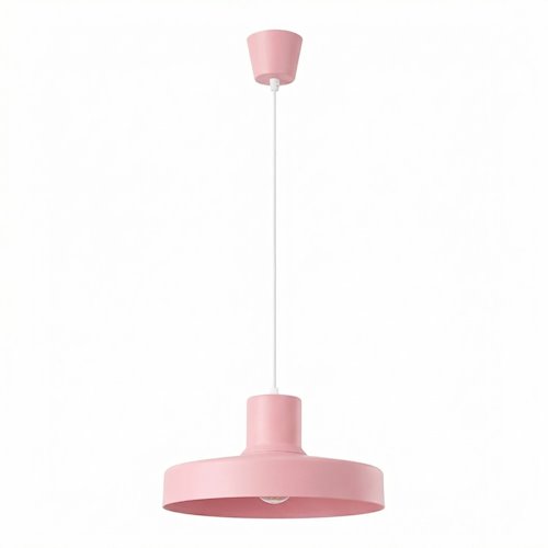 Lampa wisząca klasyczna Bilo 1xE27 różowa