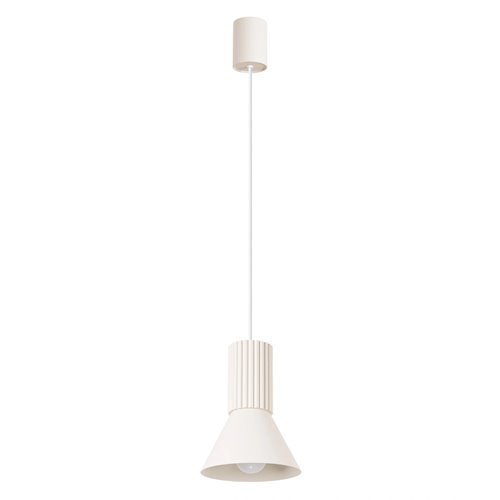 Lampa wisząca loftowa Estria 1xE14 beżowa