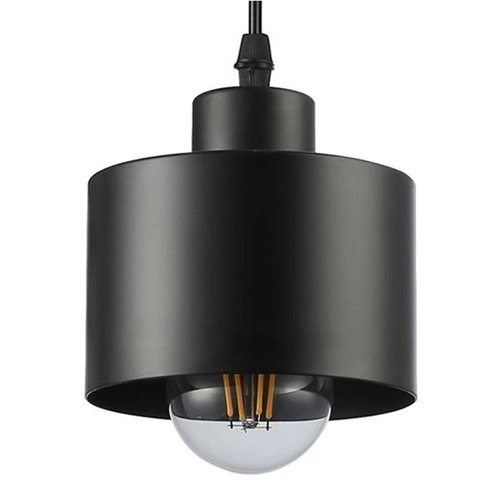 Lampa wisząca Loft 3xE27 Elena listwa 50cm czarna