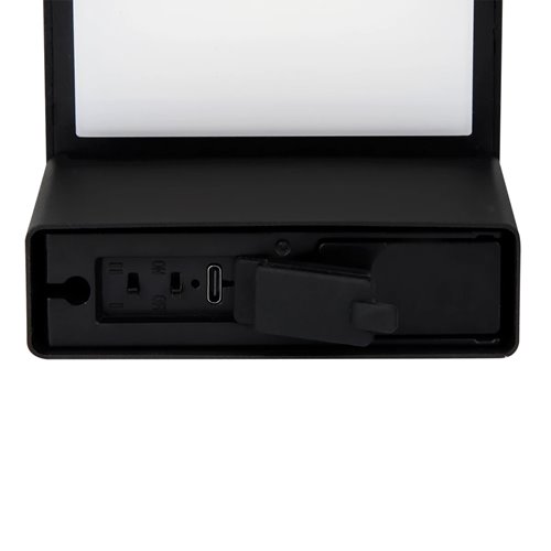 Kinkiet elewacyjny solarny Suntis obrotowy z USB