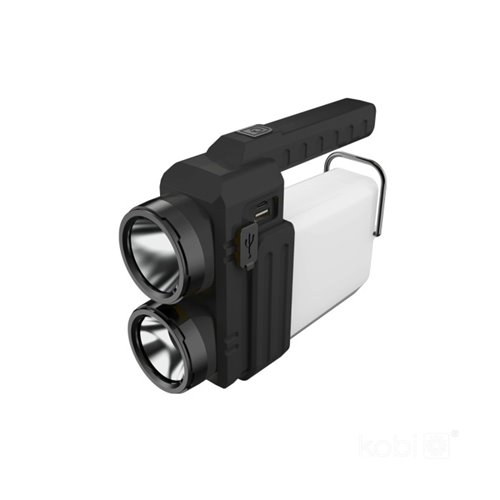 Latarka LED 400lm 6000K z akumulatorem + Powerbank