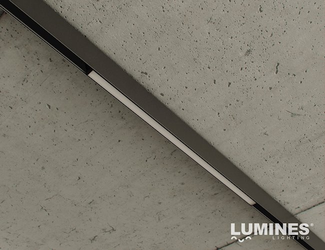 Lampa magnetyczna Mleczna Genesis czarna 24W 44cm 3CCT