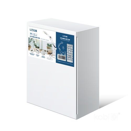 Lampka biurkowa LED Auriq z lupą 10W CCT biała