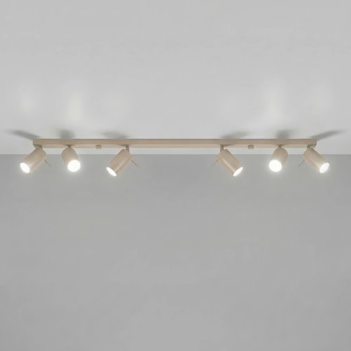 Kinkiet listwa z reflektorami Ring 6xGU10 taupe